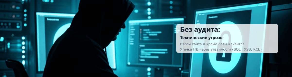 Технические угрозы без аудита безопасности